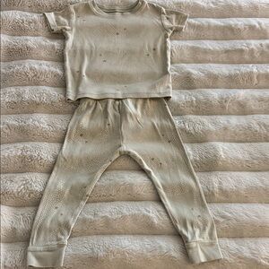 Carters Bunny Pajama Set Size 18M in Pale Blue